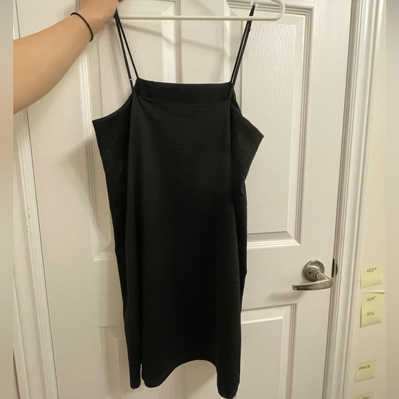 OAK FORT satin square neck dress - Picture 5 of 5